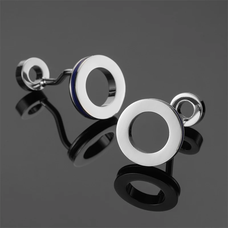 Fashion men's French shirt cufflinks High end classic Blue Round Metal Business Wedding Suits Accessories Jewelry Gifts
Fashion men's French shirt cufflinks High end classic Blue Round Metal Business Wedding Suits Accessories Jewelry Gifts