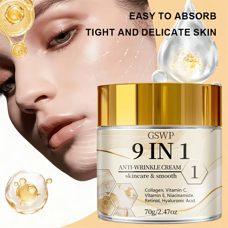 GSWP 9-in-1 Anti-Wrinkle Skincare Cream: deeply moisturising without feeling greasy, alcohol-free. 70g/140g
GSWP 9-in-1 Anti-Wrinkle Skincare Cream: deeply moisturising without feeling greasy, alcohol-free. 70g/140g