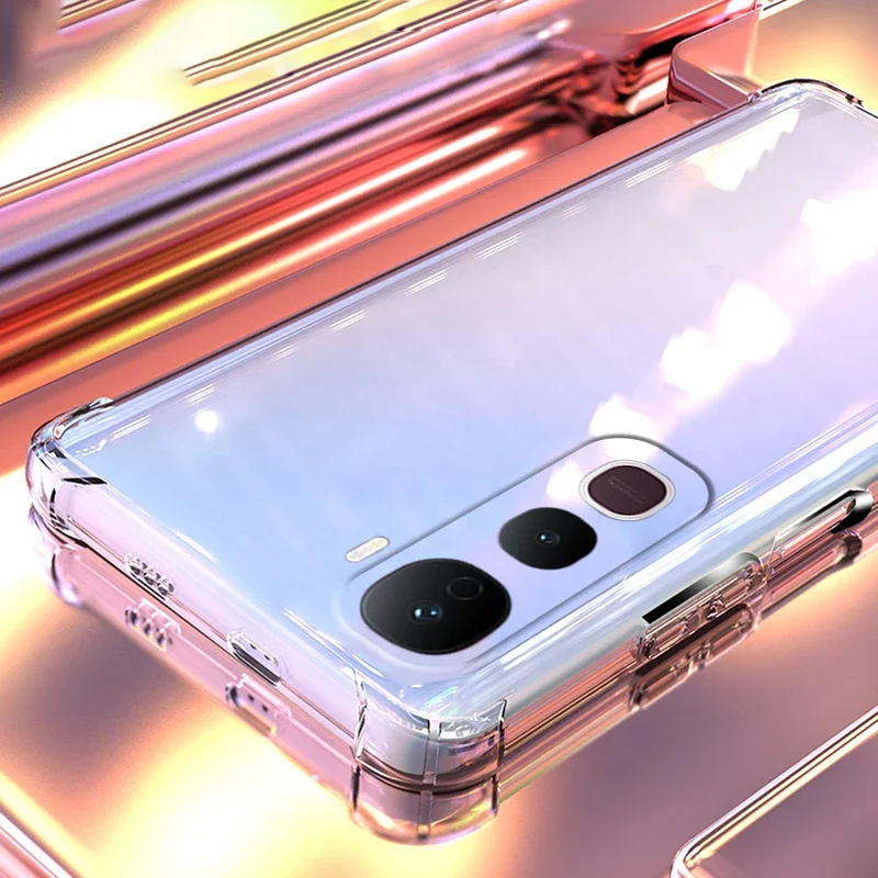 Clear Phone Case For VIVO Y400 Pro Y29S Y29T 5G Shockproof Silicone Cover for VIVO Y400 Pro Y29T Y29S 5G
Clear Phone Case For VIVO Y400 Pro Y29S Y29T 5G Shockproof Silicone Cover for VIVO Y400 Pro Y29T Y29S 5G