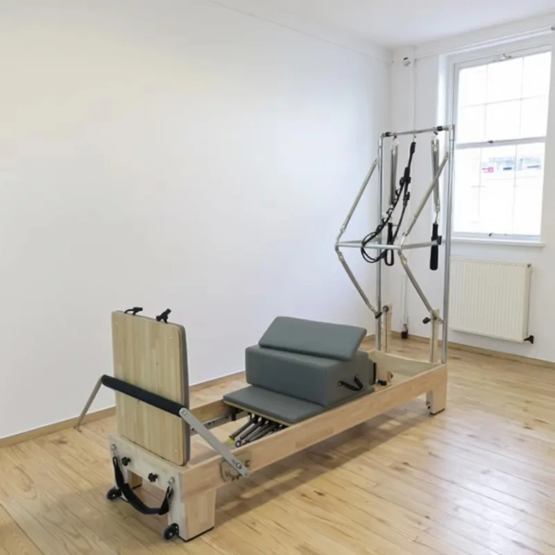 YTYIN Eco-Friendly Wood Pilates Reformer with Tower | Sustainable Practice Equipment for Yoga & Pilates Studios
YTYIN Eco-Friendly Wood Pilates Reformer with Tower | Sustainable Practice Equipment for Yoga & Pilates Studios