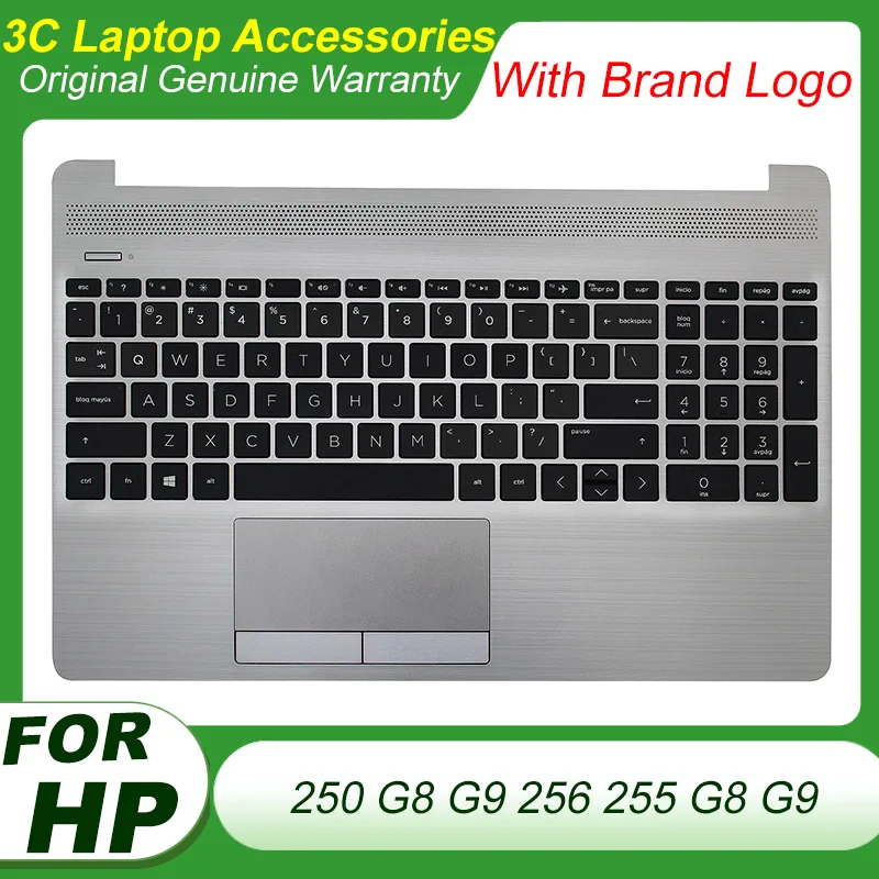 Original New Laptop Palmrest with Keyboard For HP 250 G8 250 G9 255 G8 G9 Top Case Upper Cover Keyboard Shell Silver M31100-001
Original New Laptop Palmrest with Keyboard For HP 250 G8 250 G9 255 G8 G9 Top Case Upper Cover Keyboard Shell Silver M31100-001