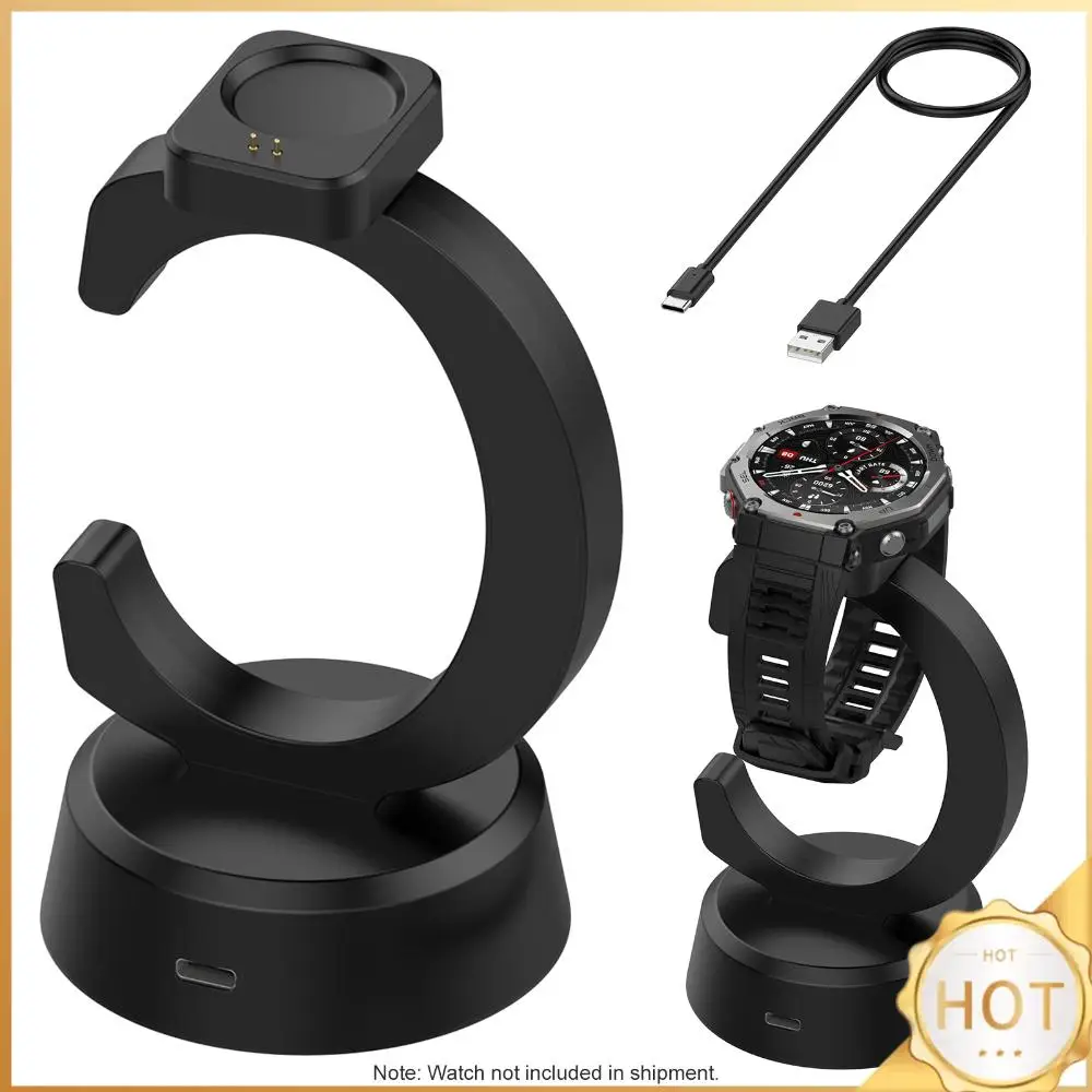 For Huami Amazfit T-REX3 Pro USB Charging Dock Adapter Anti-Slip Lihgtweight Watch Charger Wear Resist Precise Charger Adapter
For Huami Amazfit T-REX3 Pro USB Charging Dock Adapter Anti-Slip Lihgtweight Watch Charger Wear Resist Precise Charger Adapter