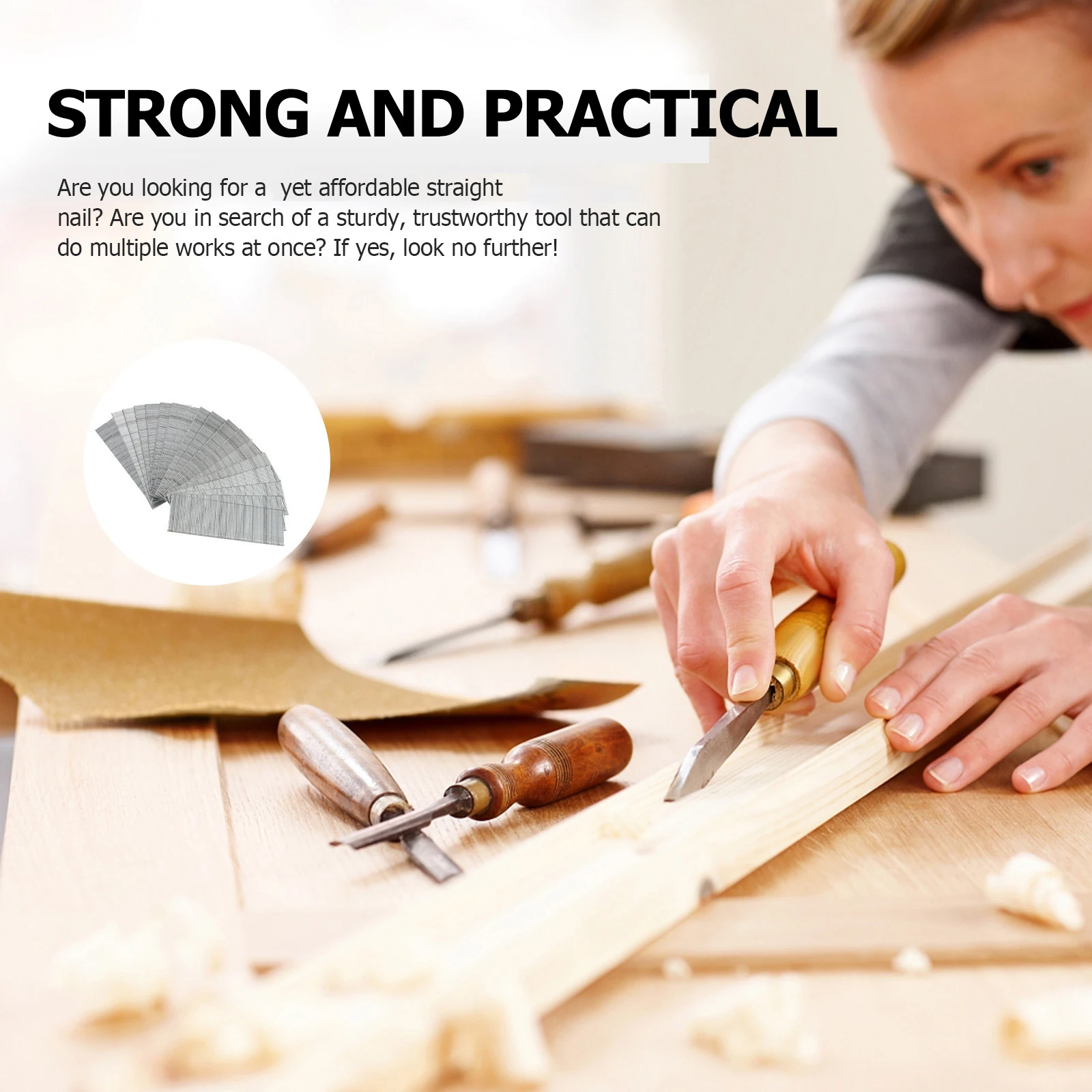 1600 Pcs Straight Galvanized Nails for Furniture Decoration Durable Smooth Heavy Duty Size Silver Tone Non Sticking Nail
1600 Pcs Straight Galvanized Nails for Furniture Decoration Durable Smooth Heavy Duty Size Silver Tone Non Sticking Nail