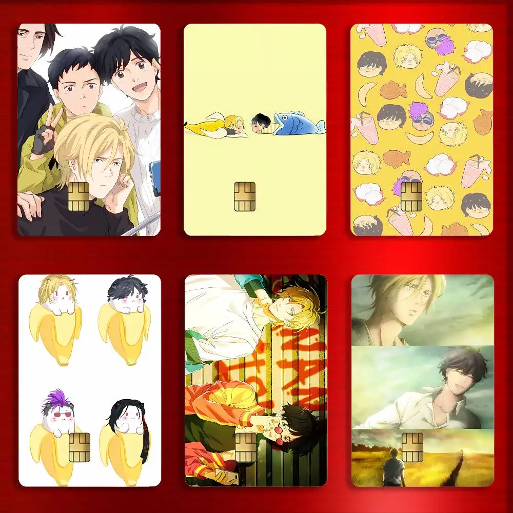 Anime Banana fish Card Stickers For Debit Bank Credit Cards Metro Bus Pass Sticker Decoration Cover 4PCS Card Skin 
Anime Banana fish Card Stickers For Debit Bank Credit Cards Metro Bus Pass Sticker Decoration Cover 4PCS Card Skin