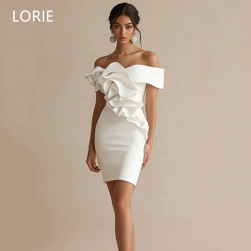 LORIE Sexy Mermaid Mini Beeding Wedding Dresses Off Shoulder Princess Bridal Gown Sweetheart Wedding Gowns Customized 2025
LORIE Sexy Mermaid Mini Beeding Wedding Dresses Off Shoulder Princess Bridal Gown Sweetheart Wedding Gowns Customized 2025