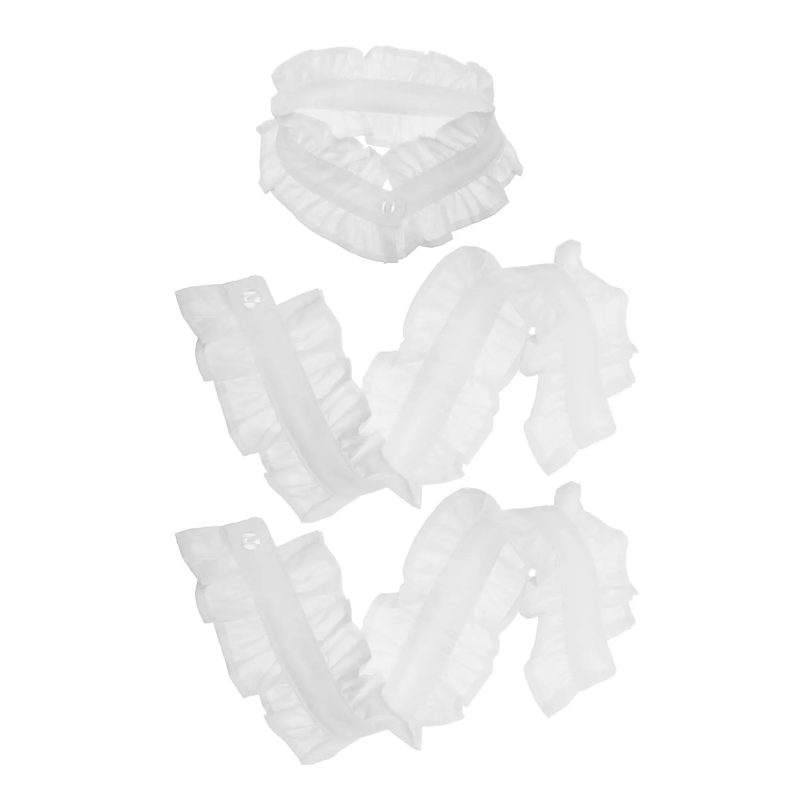 1Set French Style Detachable Lace Collar and Pleated Wrist Cuffs for Women Removable Cotton Ruffled Fake Collar Half Blouse
1Set French Style Detachable Lace Collar and Pleated Wrist Cuffs for Women Removable Cotton Ruffled Fake Collar Half Blouse