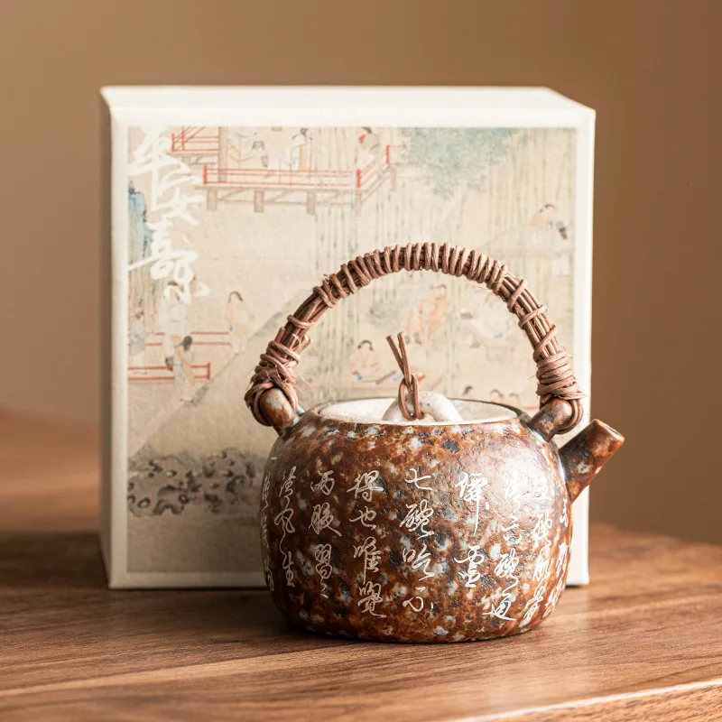 Чайный сервиз Liu Yin, поезия, подъемный луч из ротанга, один горшок, дзен, кунг-фу, чайный сервиз, керамический чайник для заваривания, бытовой чайник с фильтром для питья
Чайный сервиз Liu Yin, поезия, подъемный луч из ротанга, один горшок, дзен, кунг-фу, чайный сервиз, керамический чайник для заваривания, бытовой чайник с фильтром для питья