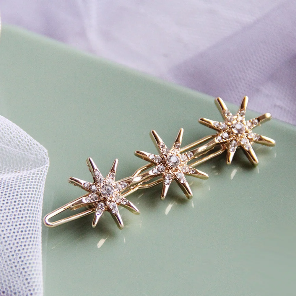 4pcs Metal Star Clips Alloy Hairpins Decorative Barrettes For Women Rhinestone Accessories Styling Sectioning Clips Golden Thick
4pcs Metal Star Clips Alloy Hairpins Decorative Barrettes For Women Rhinestone Accessories Styling Sectioning Clips Golden Thick
