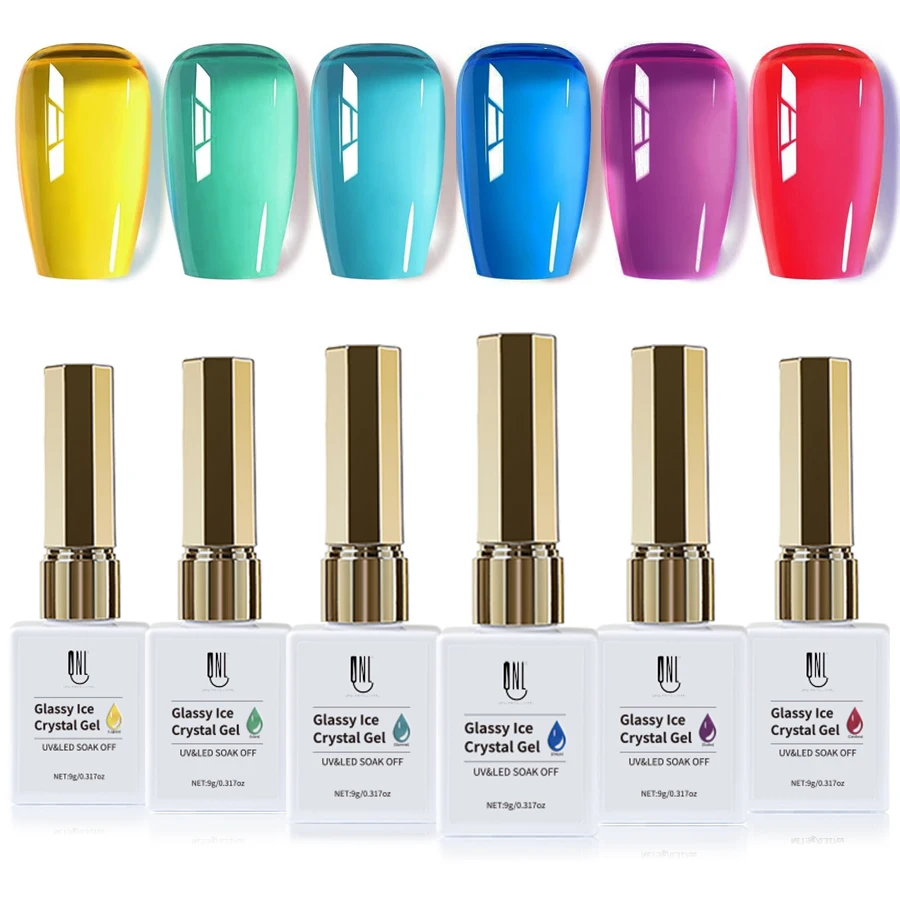 Jelly Neon Gel Nail Polish Transparent Sheer Glassy Ice Crystal Jelly Gel Soak Off UV LED Translucent Neon Gel for DIY Nail Art
Jelly Neon Gel Nail Polish Transparent Sheer Glassy Ice Crystal Jelly Gel Soak Off UV LED Translucent Neon Gel for DIY Nail Art