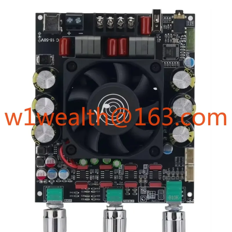 3002T digital power amplifier board 2.0 stereo 300W + 300W TPA3225 AUX, high and low sound adjustment
3002T digital power amplifier board 2.0 stereo 300W + 300W TPA3225 AUX, high and low sound adjustment