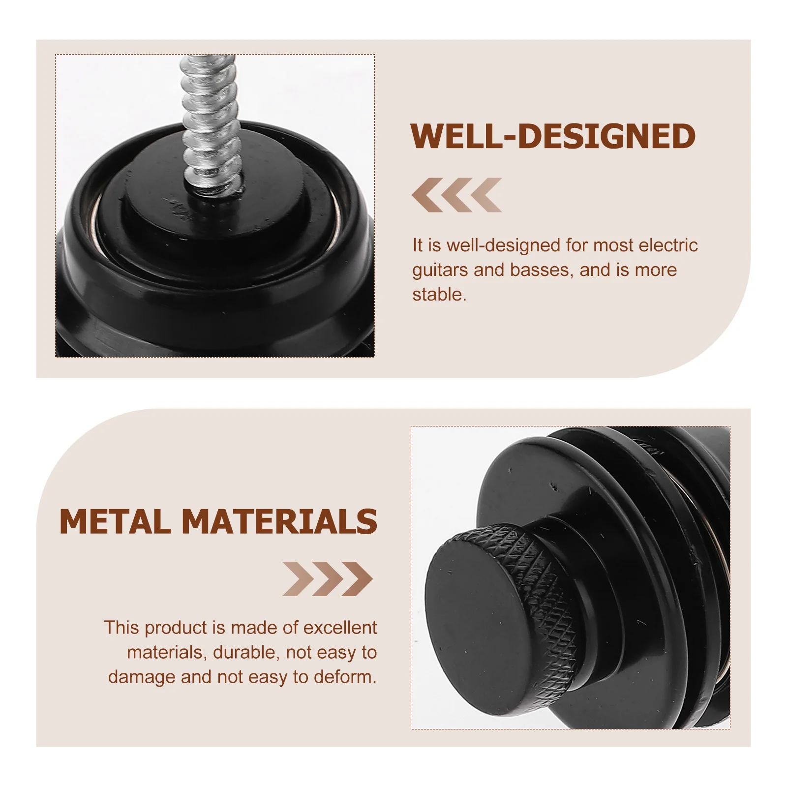 Guitar Studs Ukulele Strap Lock Non-slip Acoustic Nail Peg Metal Locking Neck Button Connector Security
Guitar Studs Ukulele Strap Lock Non-slip Acoustic Nail Peg Metal Locking Neck Button Connector Security