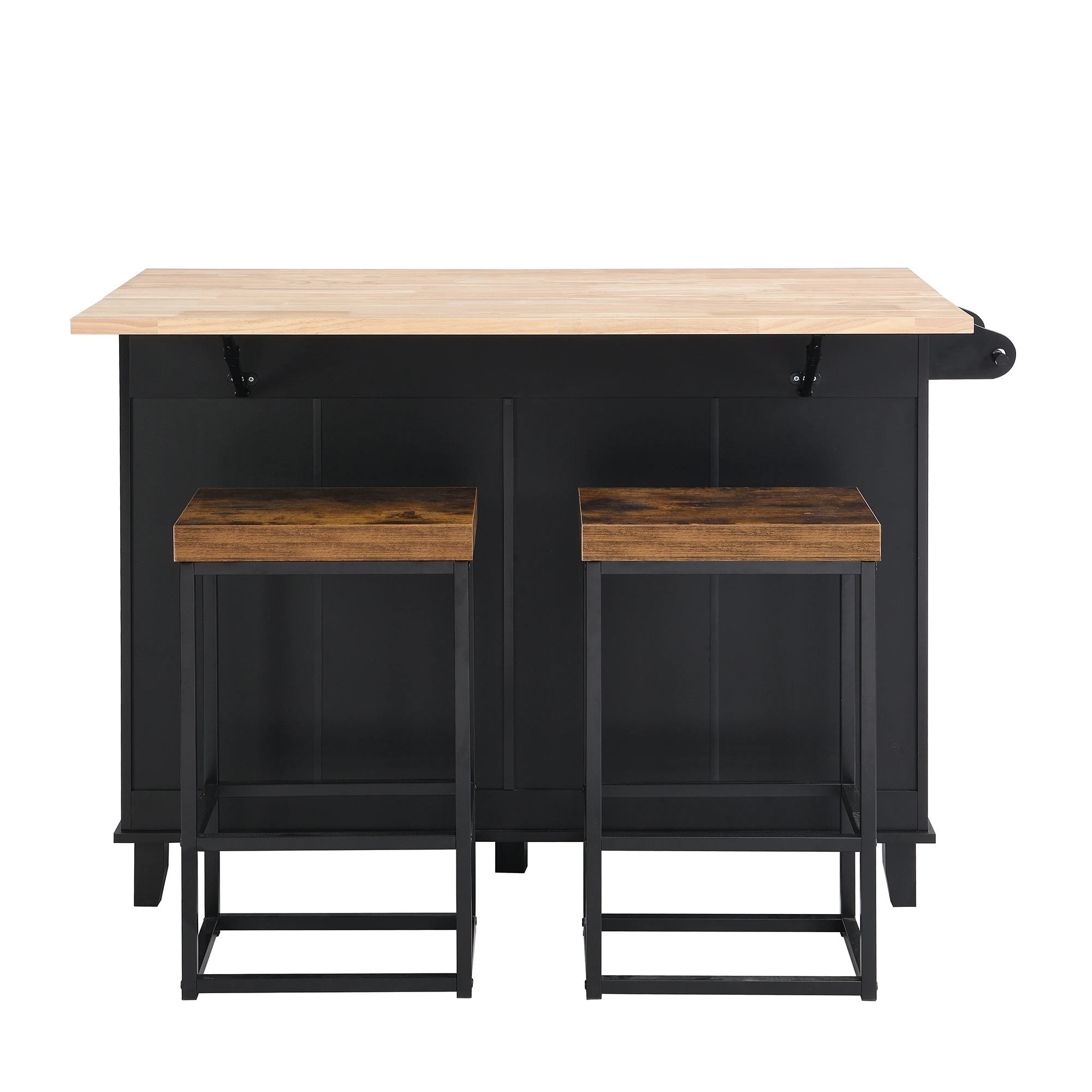 TOPMAX Farmhouse Kitchen Island Set with Drop Leaf and 2 Seatings,Dining Table Set with Storage Cabinet, Drawers and Towel Rack
TOPMAX Farmhouse Kitchen Island Set with Drop Leaf and 2 Seatings,Dining Table Set with Storage Cabinet, Drawers and Towel Rack