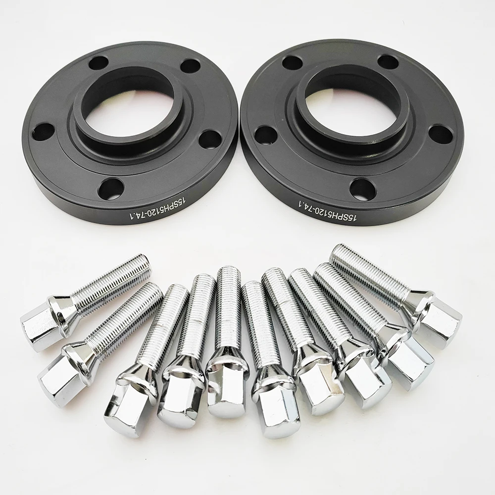 2PCS 15mm 0.6 inches Widen Adapter 5x120 74.1CB Wheel Spacer For BMW E39 5-Series 525i 528i 530i with Extended Lug Bolts 12X1.5
2PCS 15mm 0.6 inches Widen Adapter 5x120 74.1CB Wheel Spacer For BMW E39 5-Series 525i 528i 530i with Extended Lug Bolts 12X1.5