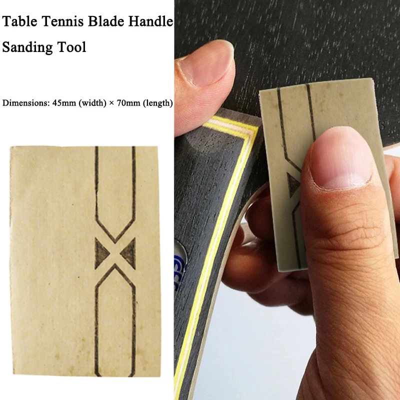 Table Tennis Blade Handle Sanding Tool Edge & Handle Grip Sanding 45mm Width × 70mm Length DIY Ping Pong Paddle Accessories
Table Tennis Blade Handle Sanding Tool Edge & Handle Grip Sanding 45mm Width × 70mm Length DIY Ping Pong Paddle Accessories