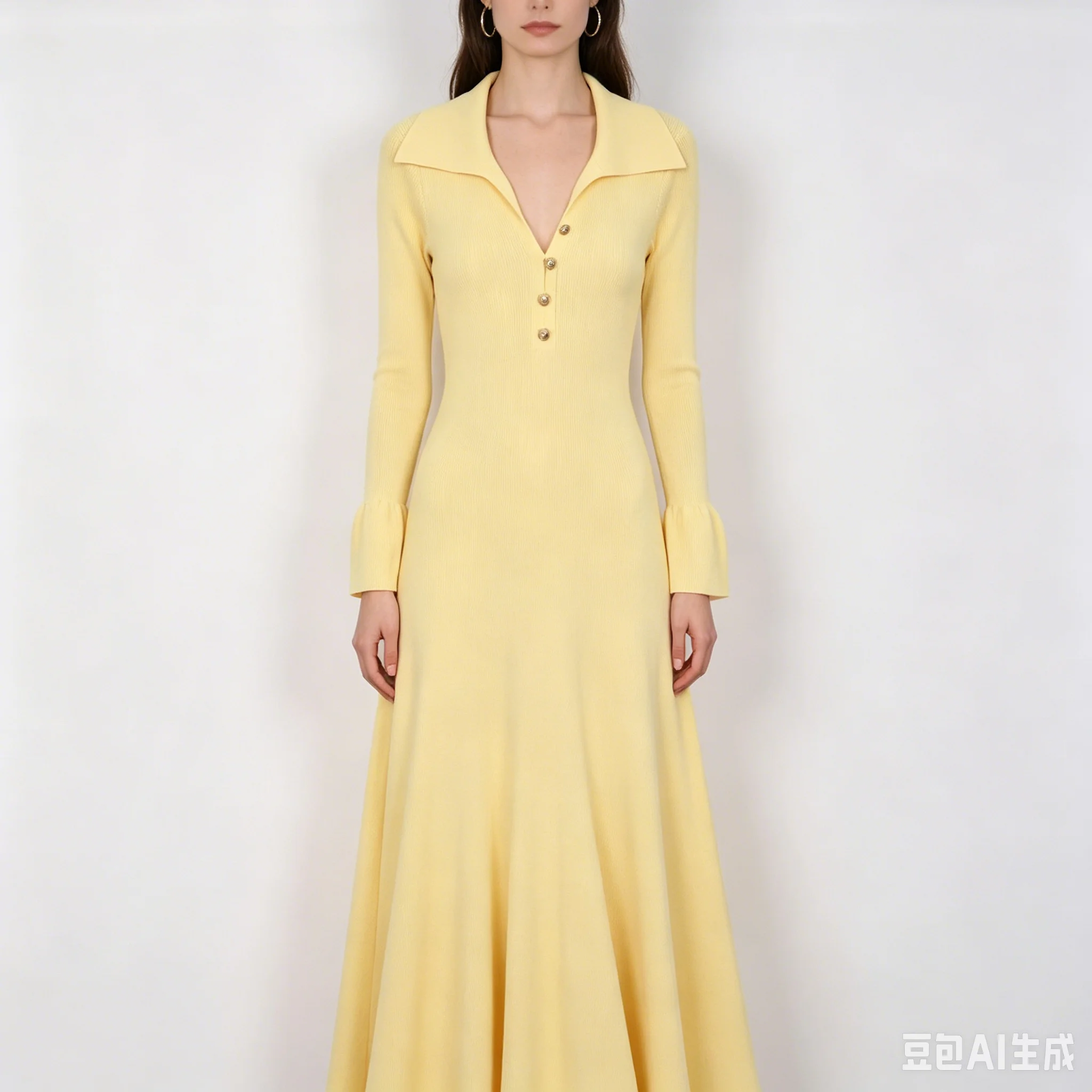 New Autumn European & American Style Fashionable Elegant Women's Long-Sleeve Lapel Lace Knitted Versatile Mermaid Maxi Dress
New Autumn European & American Style Fashionable Elegant Women's Long-Sleeve Lapel Lace Knitted Versatile Mermaid Maxi Dress