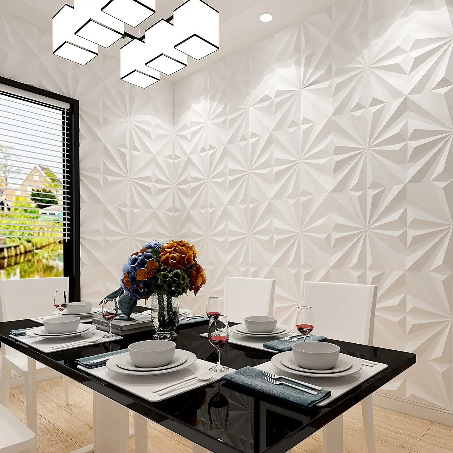 12 Pcs Wall Stickers Simple Modern 3D Background Wall Board Room Indoor Company Bar Counter Store Recruitment Image Wall Decor
12 Pcs Wall Stickers Simple Modern 3D Background Wall Board Room Indoor Company Bar Counter Store Recruitment Image Wall Decor
