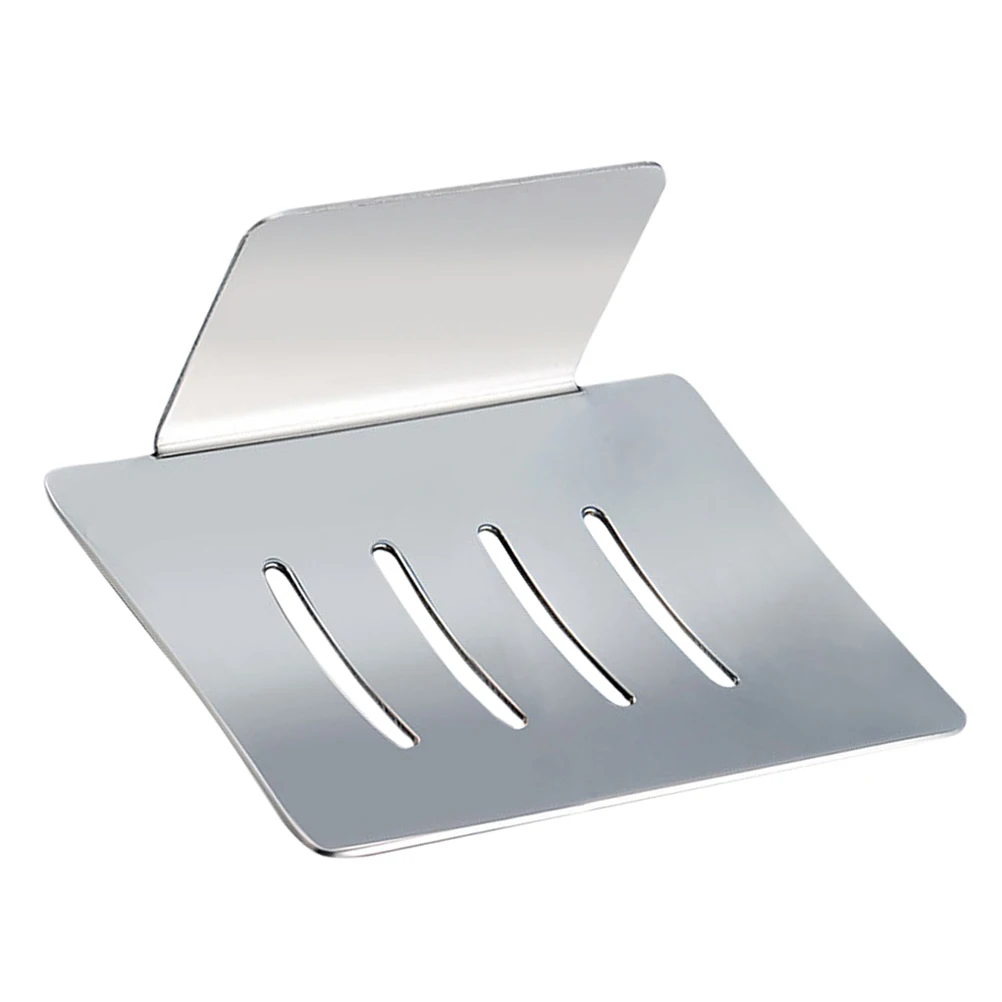 1pcs Stainless Steel Rack 304 Silver Wall Mount Practical Drainage Design Bathroom Holder Soap Storage Shelf Soap Tray
1pcs Stainless Steel Rack 304 Silver Wall Mount Practical Drainage Design Bathroom Holder Soap Storage Shelf Soap Tray