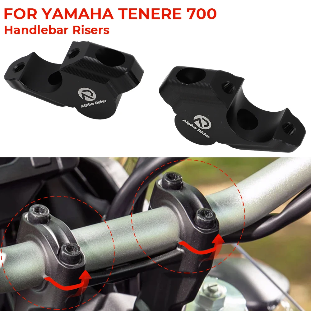 For Yamaha Tenere 700 TENERE700 XTZ XT700Z World Raid Rally Motorcycle Handlebar Riser Drag Handle Bar Clamp Extend Adapter
For Yamaha Tenere 700 TENERE700 XTZ XT700Z World Raid Rally Motorcycle Handlebar Riser Drag Handle Bar Clamp Extend Adapter