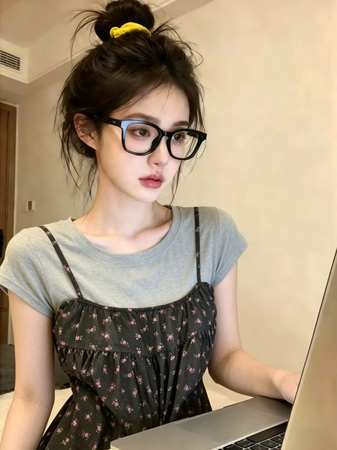 Sweet Floral Print Strap Vest Women's Summer New Pure Color round Neck T-Shirt Two-Piece Set Commute Korean Style Straig...
Sweet Floral Print Strap Vest Women's Summer New Pure Color round Neck T-Shirt Two-Piece Set Commute Korean Style Straig...