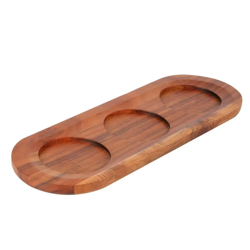 3-Hole Wooden Tray for Glasses Cup Holder Serving Mat Solid Cup Cushion Wood Anti-Corrosion Heat Isolation
3-Hole Wooden Tray for Glasses Cup Holder Serving Mat Solid Cup Cushion Wood Anti-Corrosion Heat Isolation