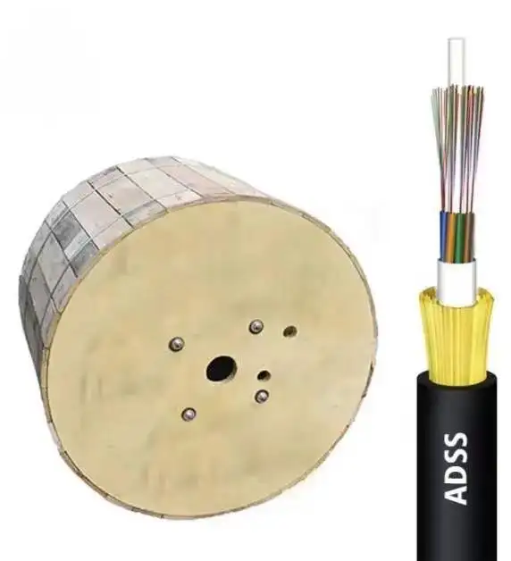 factory supply APT ADSS aerial cable 12 24 48 72 96 Core Single Mode fiber optical cable single double jacket for outdoor
factory supply APT ADSS aerial cable 12 24 48 72 96 Core Single Mode fiber optical cable single double jacket for outdoor