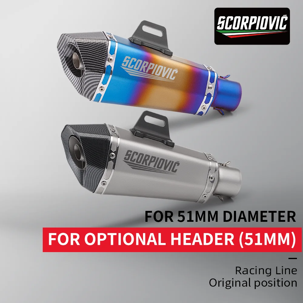 Suitable for 51mm universal exhaust pipe motorcycle system exhaust Z900 DUKE390 321 CBR650 modified exhaust
Suitable for 51mm universal exhaust pipe motorcycle system exhaust Z900 DUKE390 321 CBR650 modified exhaust