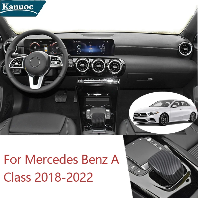 ABS Carbon Fiber Gear Head Shift Knob Cover Trim Sticker For Mercedes Benz A Class 2018-2022 Car Styling Interior Accessories
ABS Carbon Fiber Gear Head Shift Knob Cover Trim Sticker For Mercedes Benz A Class 2018-2022 Car Styling Interior Accessories