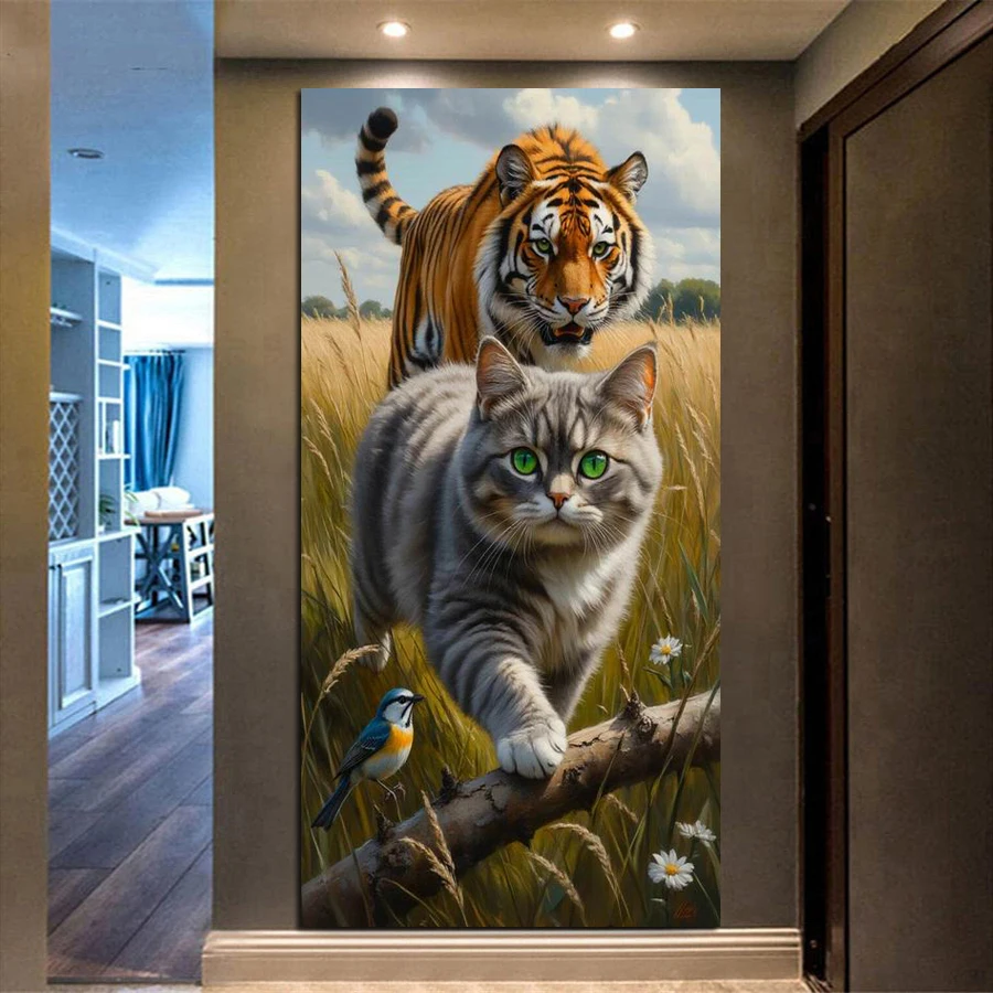 Fullcang тигр и кот большой размер Diy наборы для алмазной живописи дикие животные полная квадратная круглая дрель мозаика вышивка картина
Fullcang тигр и кот большой размер Diy наборы для алмазной живописи дикие животные полная квадратная круглая дрель мозаика вышивка картина