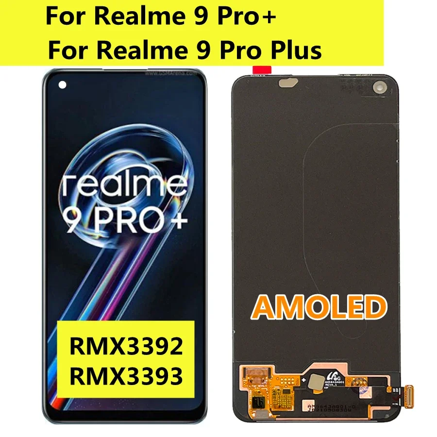 6,4-дюймовый AMOLED для Realme 9 Pro + ЖК-дисплей RMX3392 RMX3393, дигитайзер сенсорного экрана в сборе для Realme 9 Pro Plus, ЖК-дисплей
6,4-дюймовый AMOLED для Realme 9 Pro + ЖК-дисплей RMX3392 RMX3393, дигитайзер сенсорного экрана в сборе для Realme 9 Pro Plus, ЖК-дисплей