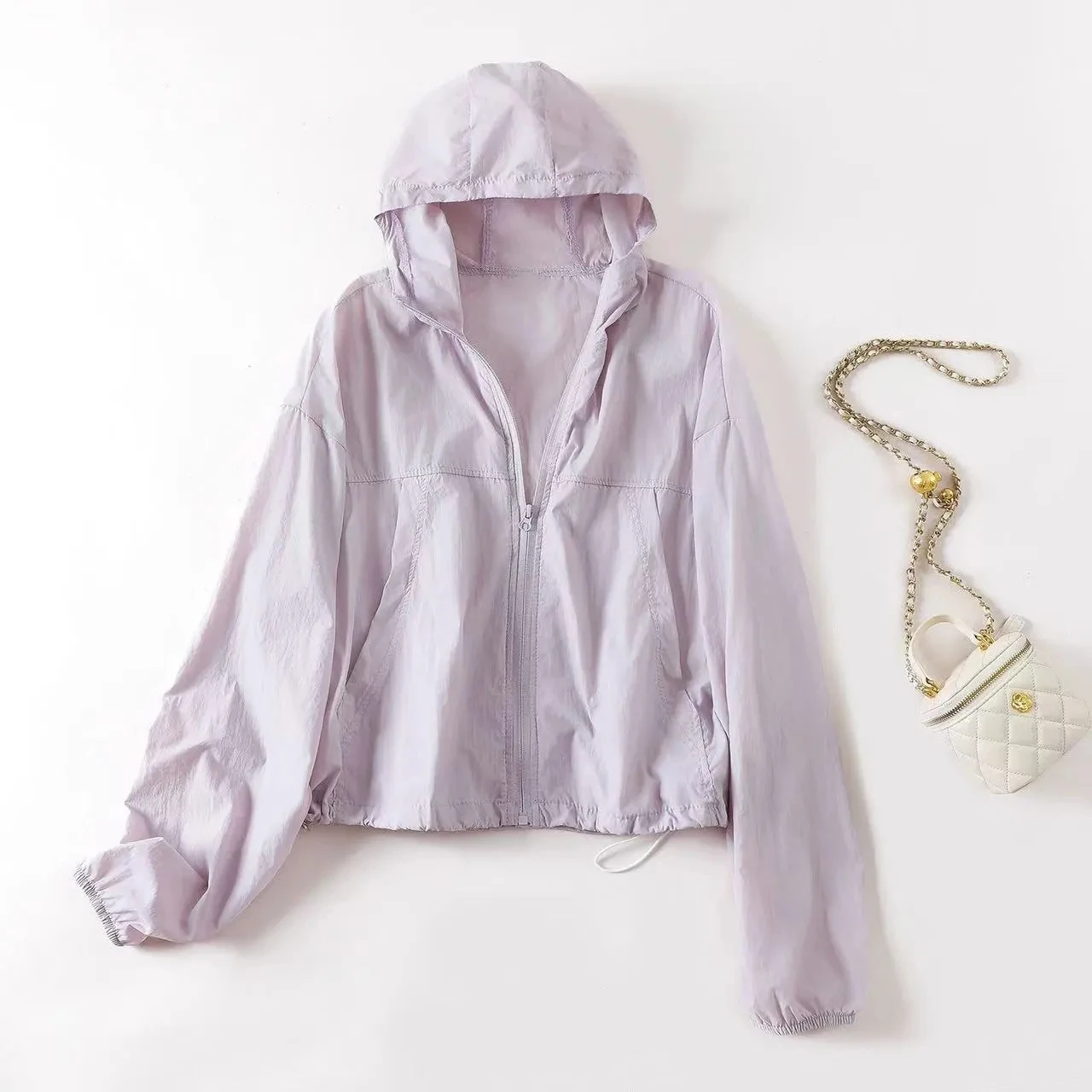 Summer Sun Protection Clothing Women New Women Trench Coat Suncreen Jacket Casual Breathable Fashion Hooded Jacket Short Top
Summer Sun Protection Clothing Women New Women Trench Coat Suncreen Jacket Casual Breathable Fashion Hooded Jacket Short Top