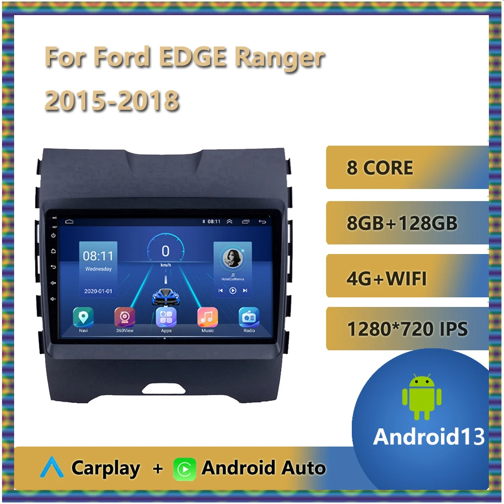 Android 13 Car Radio For Ford EDGE Ranger 2015 2016 2017 2018 Multimedia GPS 2 Din DVD Carplay Navigation Player Stereo RDS DSP
Android 13 Car Radio For Ford EDGE Ranger 2015 2016 2017 2018 Multimedia GPS 2 Din DVD Carplay Navigation Player Stereo RDS DSP