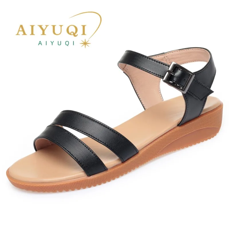 AIYUQI Women Sandals 2025 Summer New Wedge Sandals Women Large Size 41 42 43 Non-Slip Mom Sandals Women
AIYUQI Women Sandals 2025 Summer New Wedge Sandals Women Large Size 41 42 43 Non-Slip Mom Sandals Women