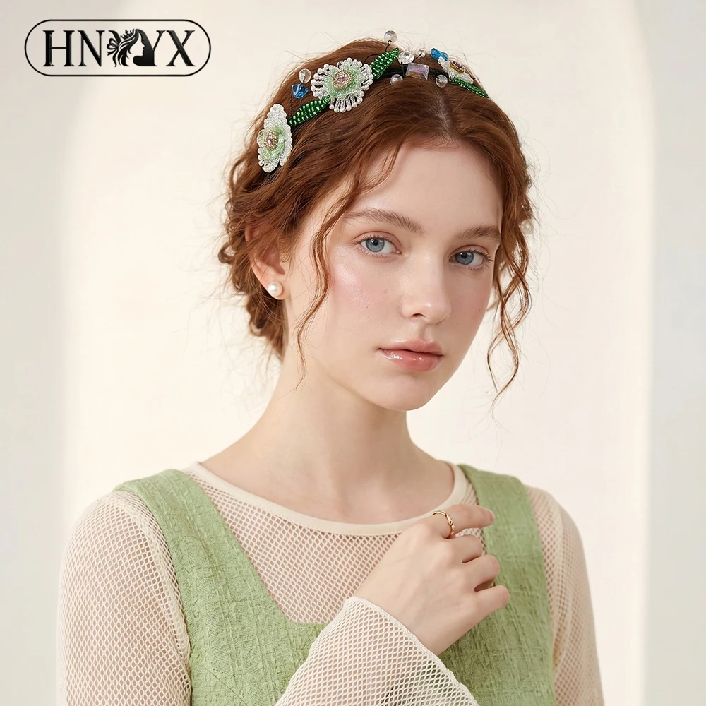HNYYX Colorful Crystal Flower Headband Fairy Handmade Beaded Bridal Hair Accessories Wedding Season Party Hair Hoop YXA69
HNYYX Colorful Crystal Flower Headband Fairy Handmade Beaded Bridal Hair Accessories Wedding Season Party Hair Hoop YXA69