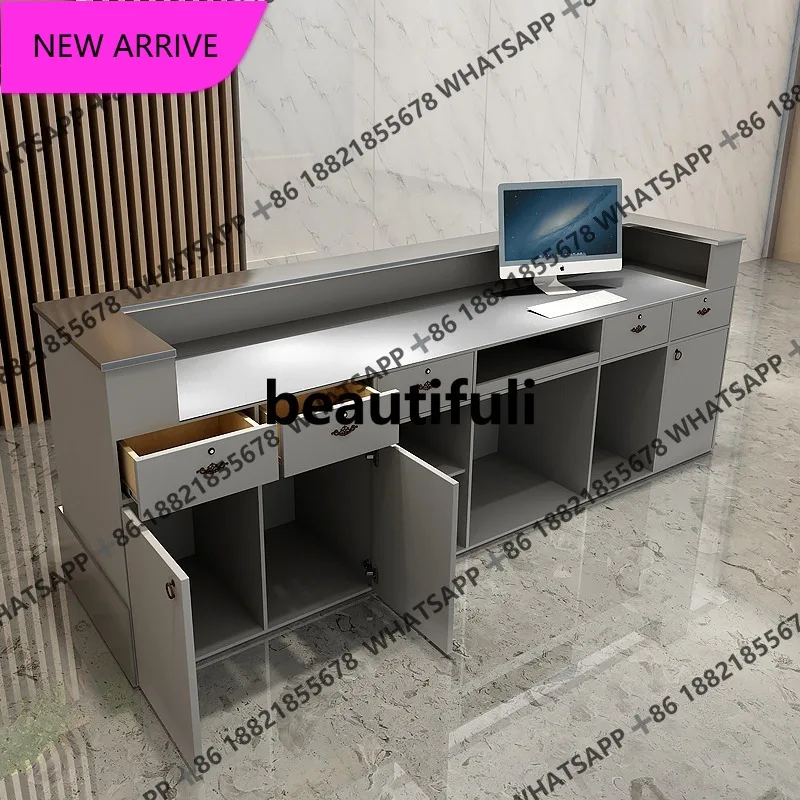 Checkout page Creative beauty salon Bar counter Modern simplicity, reception, counter with light
Checkout page Creative beauty salon Bar counter Modern simplicity, reception, counter with light