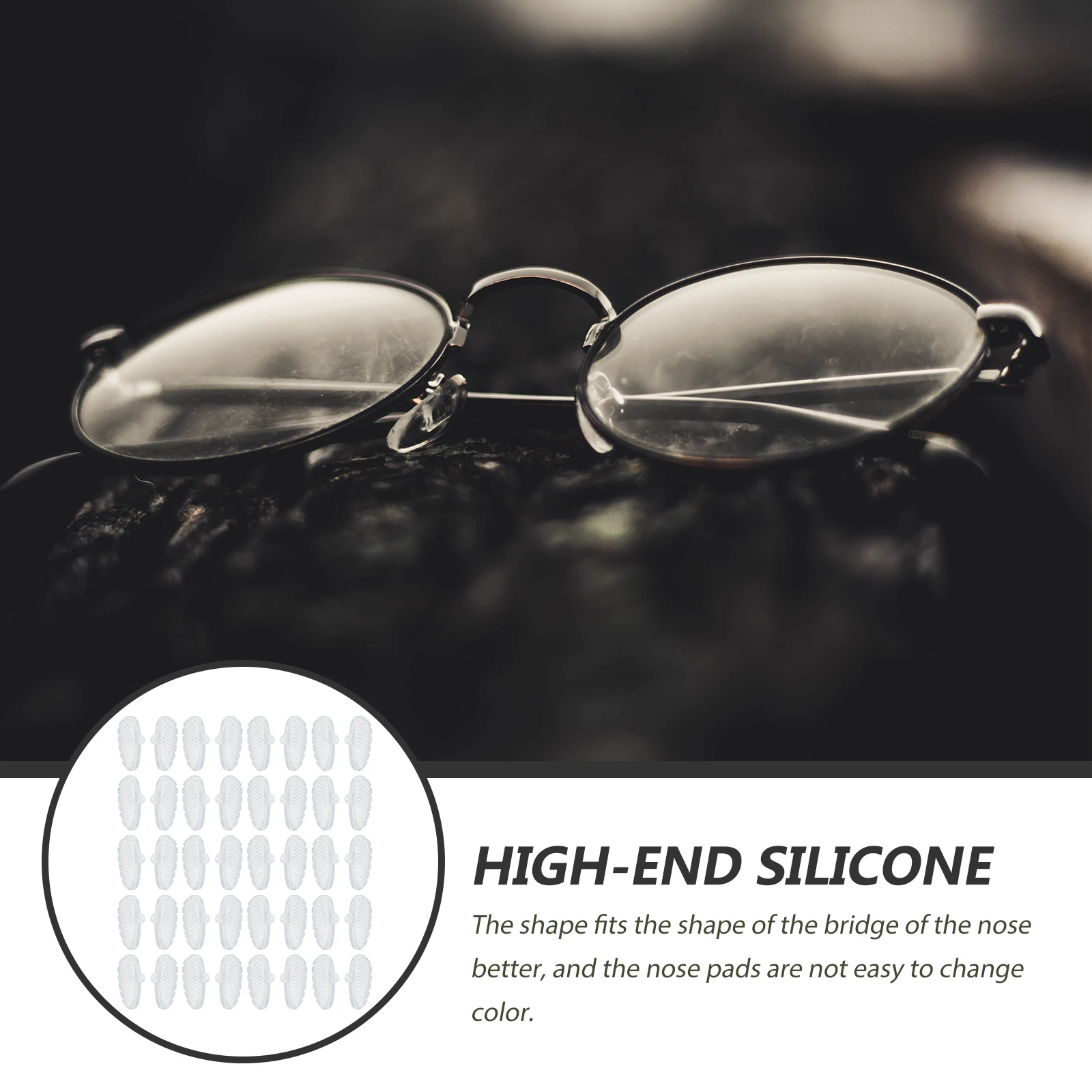 Silicone Nose Pads 25 Pairs Anti-slip Eyeglasses Replacement Ear Cushion Durable Supple Comfortable Glass Accessories
Silicone Nose Pads 25 Pairs Anti-slip Eyeglasses Replacement Ear Cushion Durable Supple Comfortable Glass Accessories