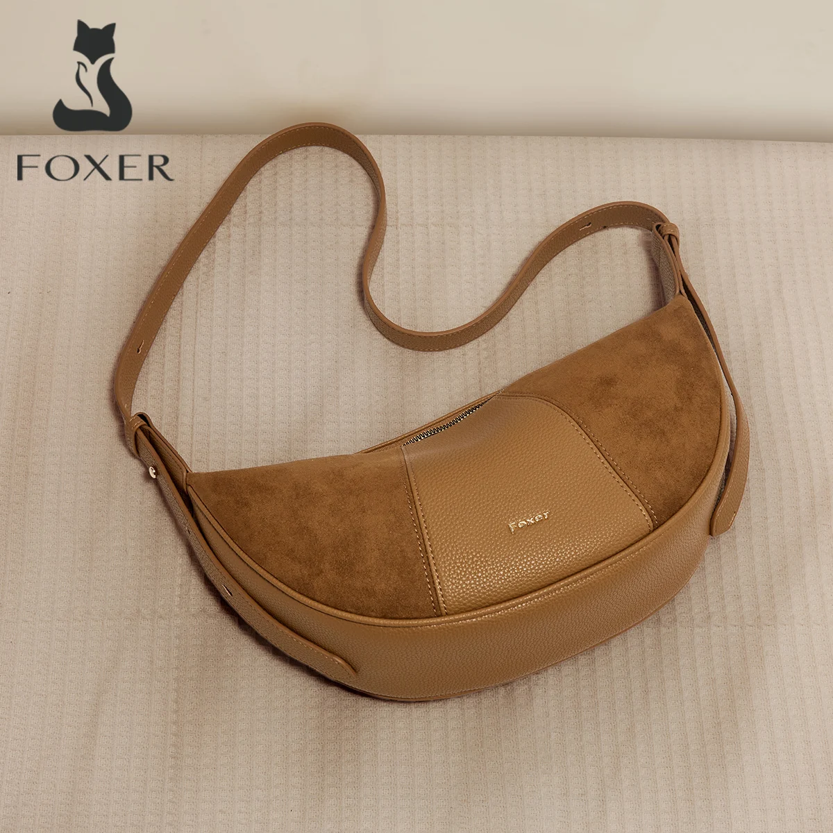 Сумка-кроссбоди FOXER 2026: Новая женская сумка через плечо из искусственной кожи в стиле ретро с пэчворком, модная повседневная сумка-полумесяц для города
Сумка-кроссбоди FOXER 2026: Новая женская сумка через плечо из искусственной кожи в стиле ретро с пэчворком, модная повседневная сумка-полумесяц для города