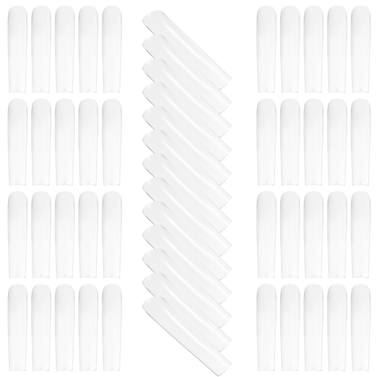504 Pcs Ballet Nails Long Full Cover Tips Detachable Patches ABS Clear Press Oval Artificial Fingernails Manicure Pieces Water
504 Pcs Ballet Nails Long Full Cover Tips Detachable Patches ABS Clear Press Oval Artificial Fingernails Manicure Pieces Water