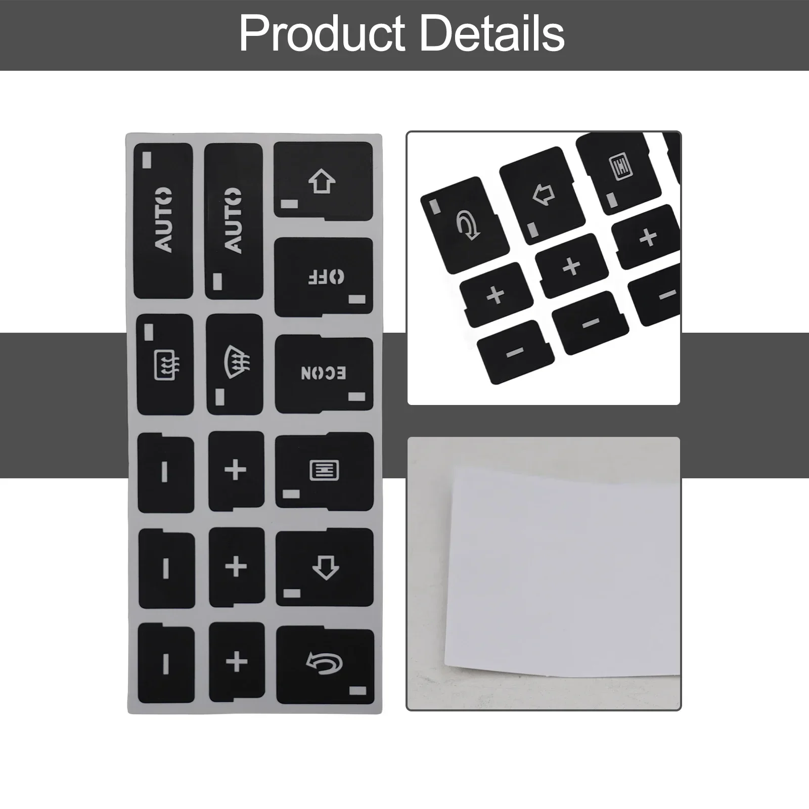 Car Air Condition Control Button Repair Stickers Radio AC Climate Button Decal For A4 B6 B7 Restoration Styling Decor Part
Car Air Condition Control Button Repair Stickers Radio AC Climate Button Decal For A4 B6 B7 Restoration Styling Decor Part