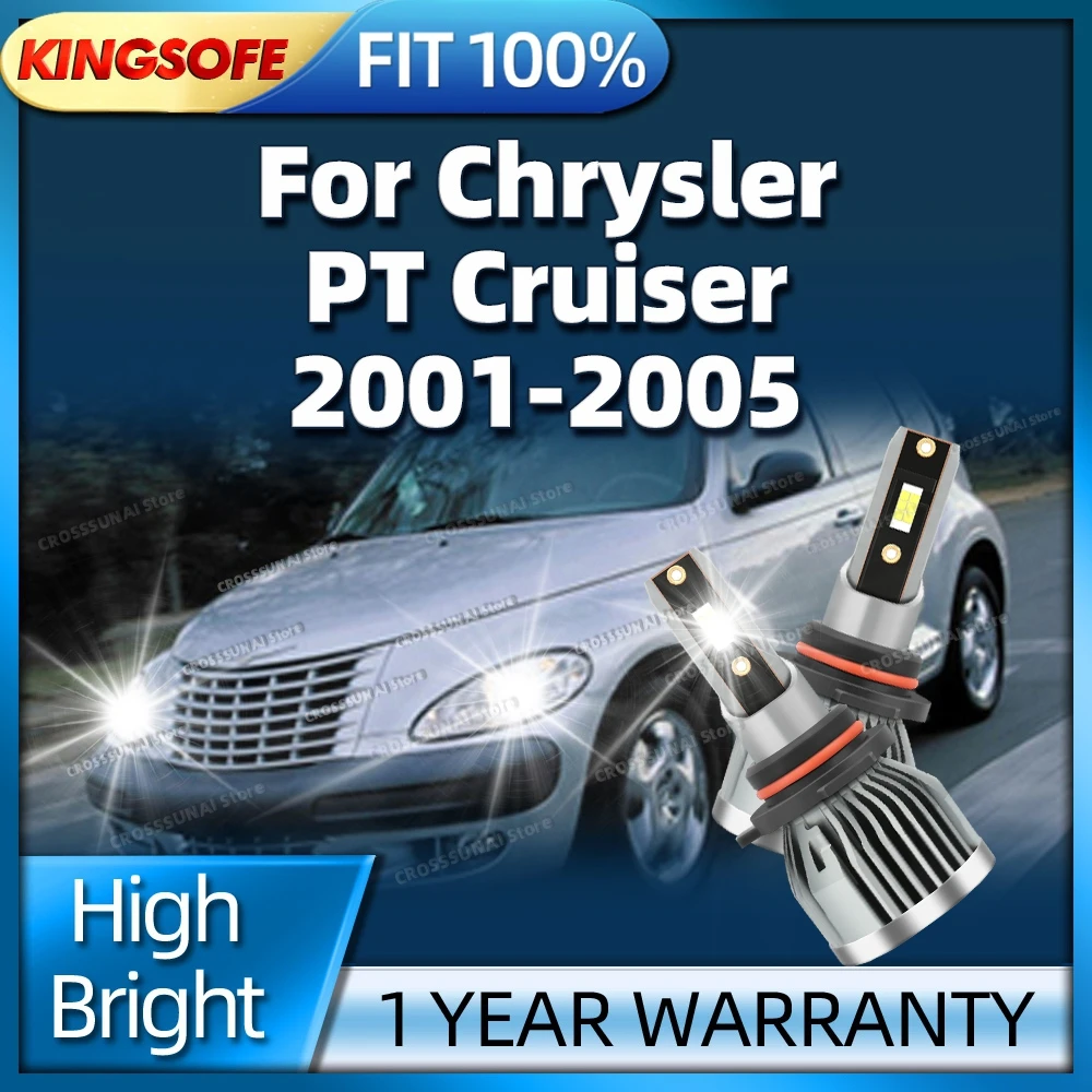 2/4Pcs LED Canbus 30000LM Car Lights 6000K Headlight with Fan Lamp For Chrysler PT Cruiser 2001 2002 2003 2004 2005
2/4Pcs LED Canbus 30000LM Car Lights 6000K Headlight with Fan Lamp For Chrysler PT Cruiser 2001 2002 2003 2004 2005