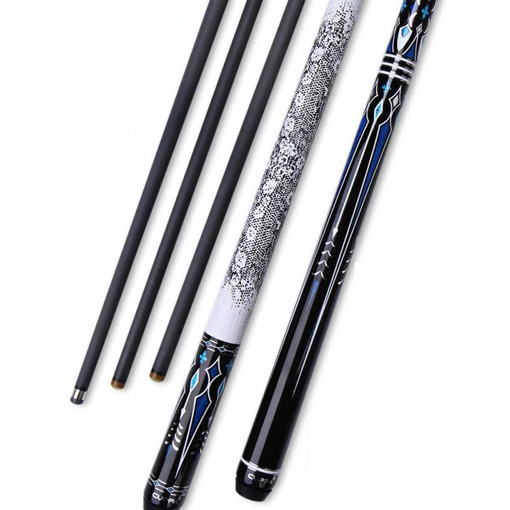 1/2 Split Cue Nine Ball Pool Stick with 58inch Carbon Fibre Shaft Snooker Billiard Cues Tip Sizes 10.5 11.5 12.5mm
1/2 Split Cue Nine Ball Pool Stick with 58inch Carbon Fibre Shaft Snooker Billiard Cues Tip Sizes 10.5 11.5 12.5mm