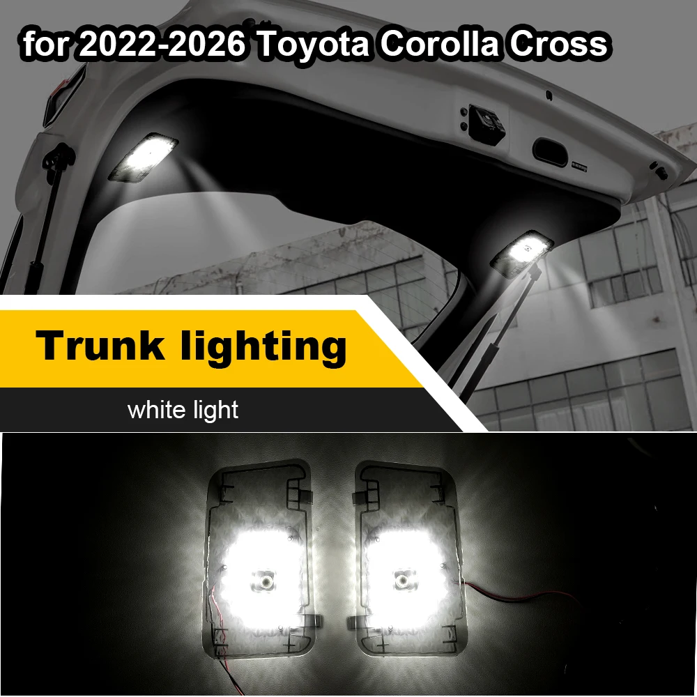 2PCS Car Tail Lights Rear Cargo Trunk Light Assembly For Toyota Corolla Cross 2022 2023 2024 2025 2026 white Trunk Light
2PCS Car Tail Lights Rear Cargo Trunk Light Assembly For Toyota Corolla Cross 2022 2023 2024 2025 2026 white Trunk Light