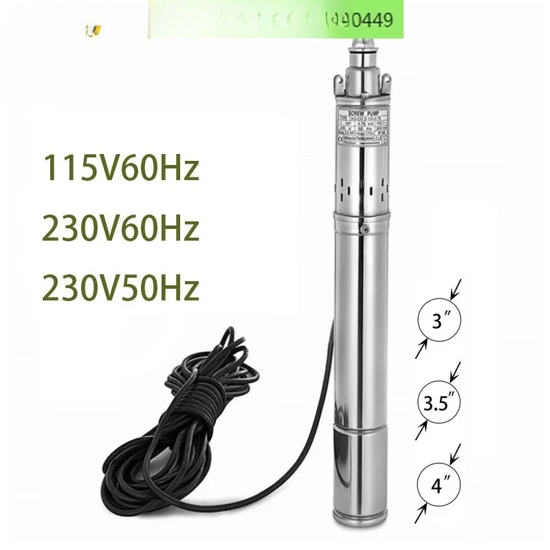 QGD Household Deep Well Pump High Head Electric Stainless Steel Vertical Screw Submersible Pump
QGD Household Deep Well Pump High Head Electric Stainless Steel Vertical Screw Submersible Pump