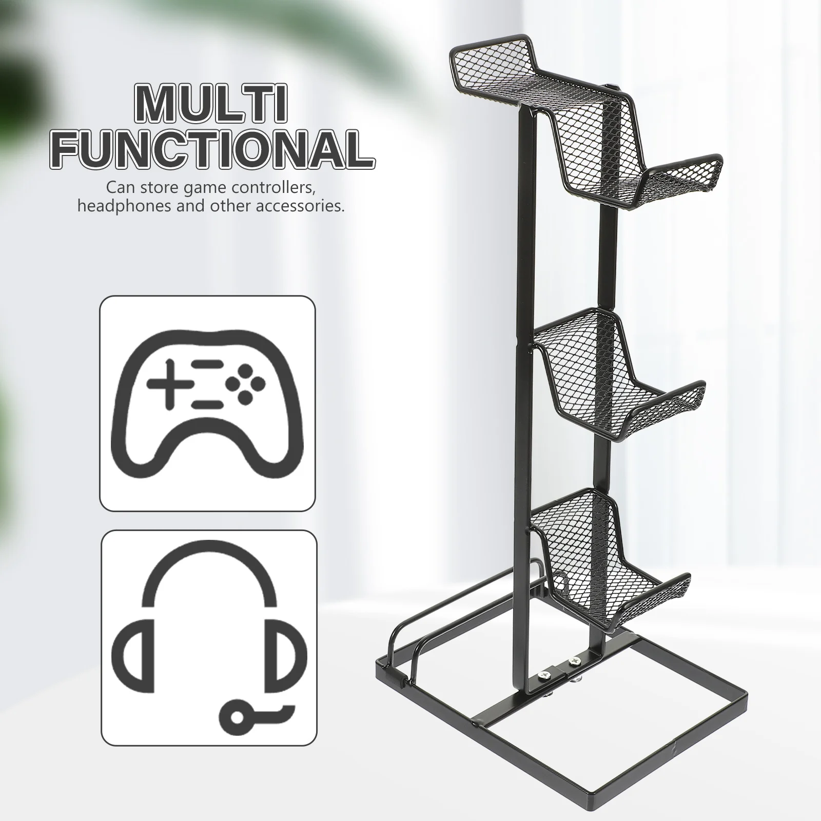 Stylish Gaming Controller Stand Headphone Organizer Multifunctional Display Rack for Desk Accessories Ergonomic Design Durable
Stylish Gaming Controller Stand Headphone Organizer Multifunctional Display Rack for Desk Accessories Ergonomic Design Durable