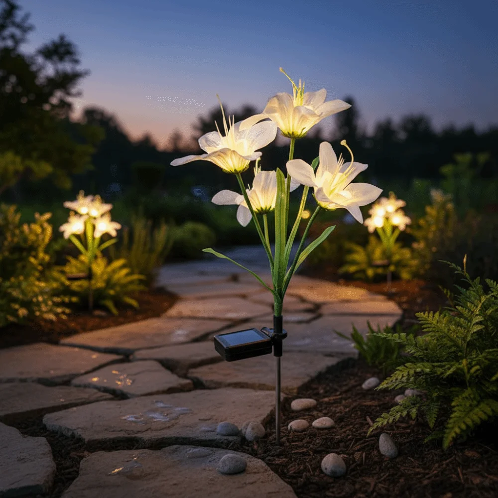 Waterproof Solar Garden Lights Colorful Gradient Decorative Flower Light 7-Color Changing Lights Stakes LED Lights
Waterproof Solar Garden Lights Colorful Gradient Decorative Flower Light 7-Color Changing Lights Stakes LED Lights