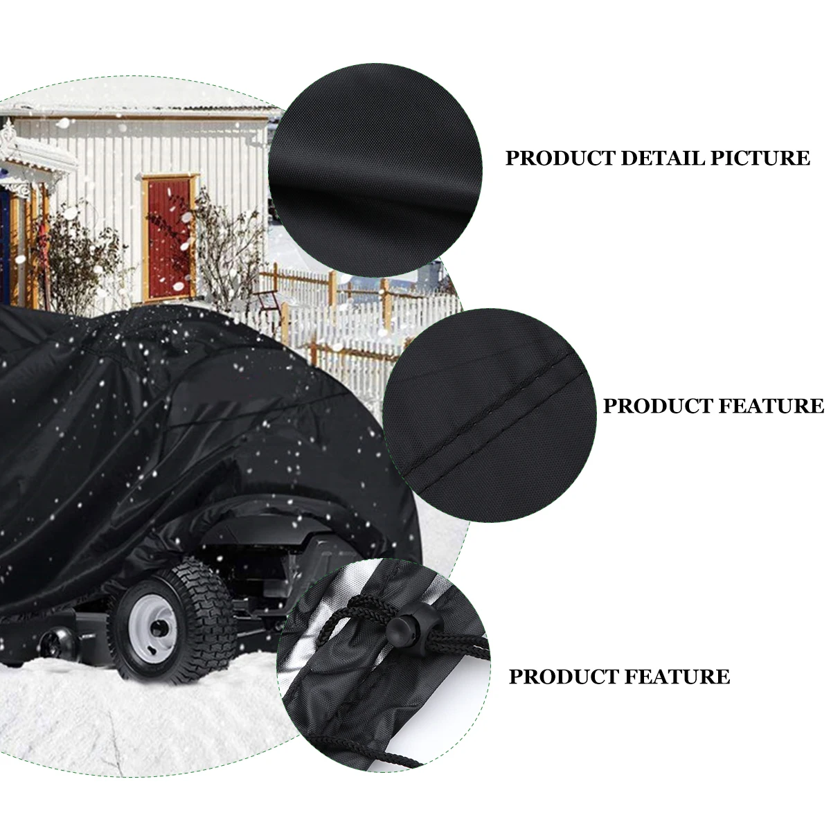 Lawn Mower Cover Tractor Trailer Protector Waterproof Rainproof Sun Block Dust Cover Oxford Cloth Patio Furniture Outdoor Garden
Lawn Mower Cover Tractor Trailer Protector Waterproof Rainproof Sun Block Dust Cover Oxford Cloth Patio Furniture Outdoor Garden