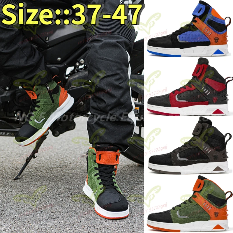 Motorcycle Riding Shoes Anti Fall Anti Slip Breathable Wearresistant Trendy and Versatile Mens All Season Universal Riding Shoes
Motorcycle Riding Shoes Anti Fall Anti Slip Breathable Wearresistant Trendy and Versatile Mens All Season Universal Riding Shoes