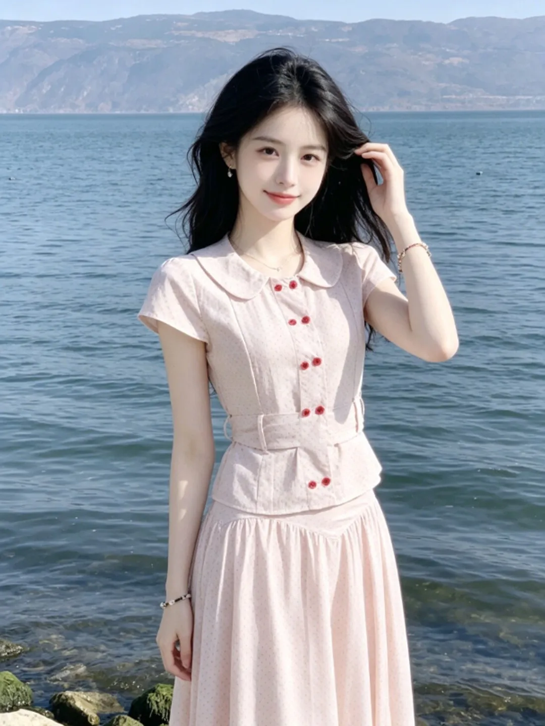 Youthful Summer Outfit Unique Attractive Top Skirt Set Elegant Two-Piece Cotton Blend Comfortable Casual Fashionable Women's ...
Youthful Summer Outfit Unique Attractive Top Skirt Set Elegant Two-Piece Cotton Blend Comfortable Casual Fashionable Women's ...