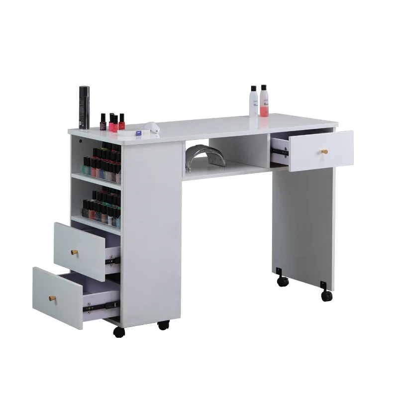 New Internet celebrity manicure table white simple manicure cabinet single workbench light luxury high-end manicure table
New Internet celebrity manicure table white simple manicure cabinet single workbench light luxury high-end manicure table