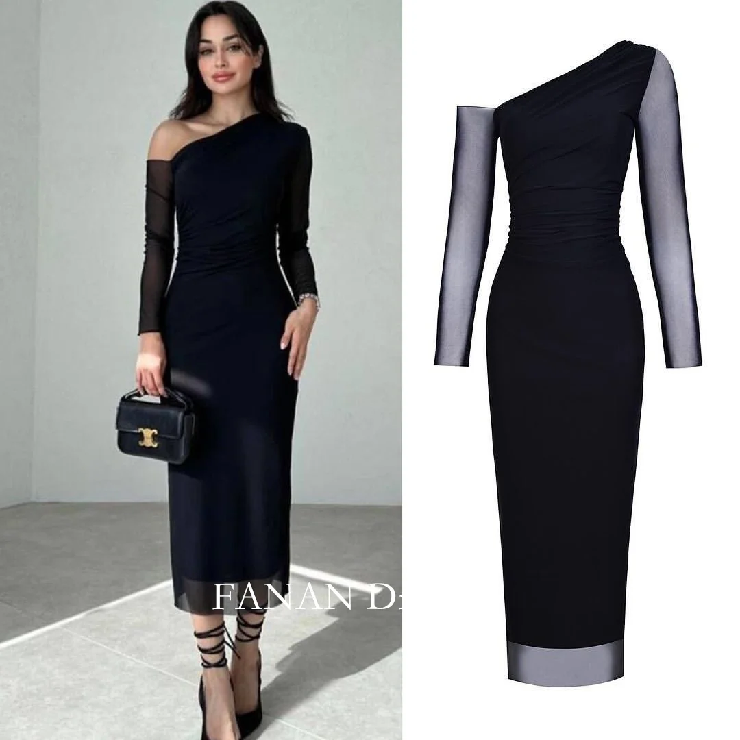 FANAN Fashion Evening Party Dresses Arabic One-Shoulder Long Sleeves Mermaid Vintage Wedding Women Formal Gowns Event Prom Gowns
FANAN Fashion Evening Party Dresses Arabic One-Shoulder Long Sleeves Mermaid Vintage Wedding Women Formal Gowns Event Prom Gowns