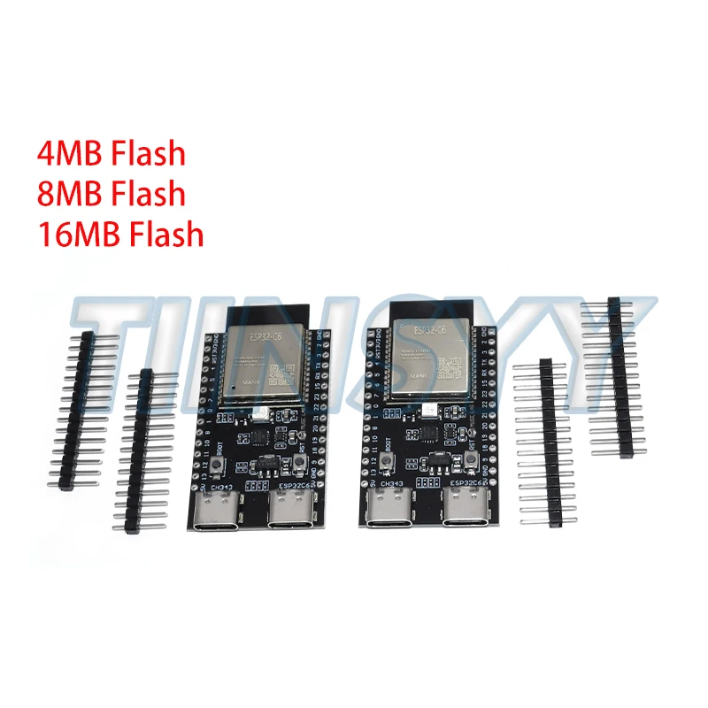 ESP32-C6 ESP32 WiFi+Bluetooth Internet Of Things Dual Type-C Development Board ESP 32 Core Board ESP32-C6-DevKit C N4R2
ESP32-C6 ESP32 WiFi+Bluetooth Internet Of Things Dual Type-C Development Board ESP 32 Core Board ESP32-C6-DevKit C N4R2
